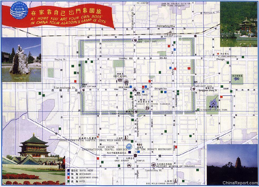 Map Xian